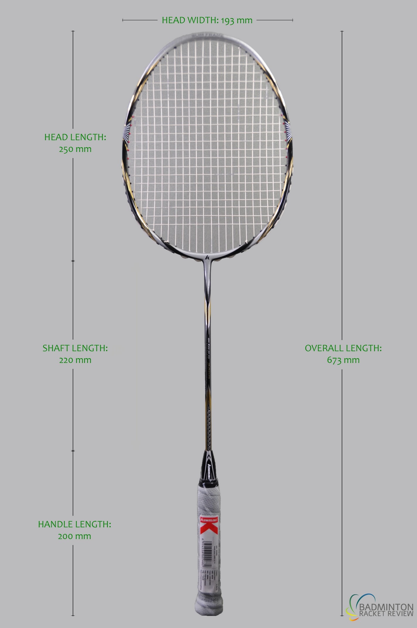 Kawasaki Saber 2011R Badminton Racket Review -