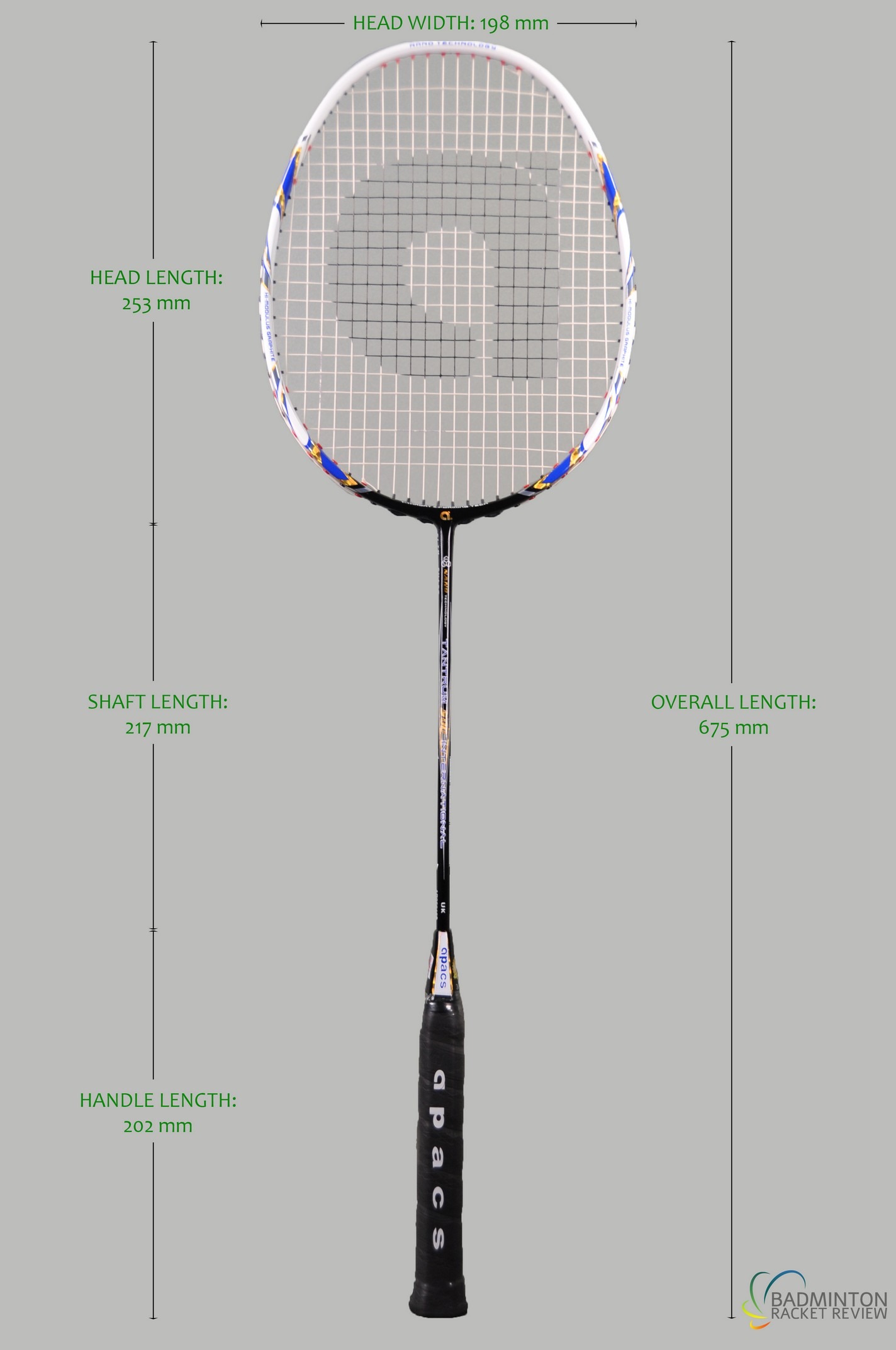 APACS TANTRUM 500 III バドミントン ラケット アパックス