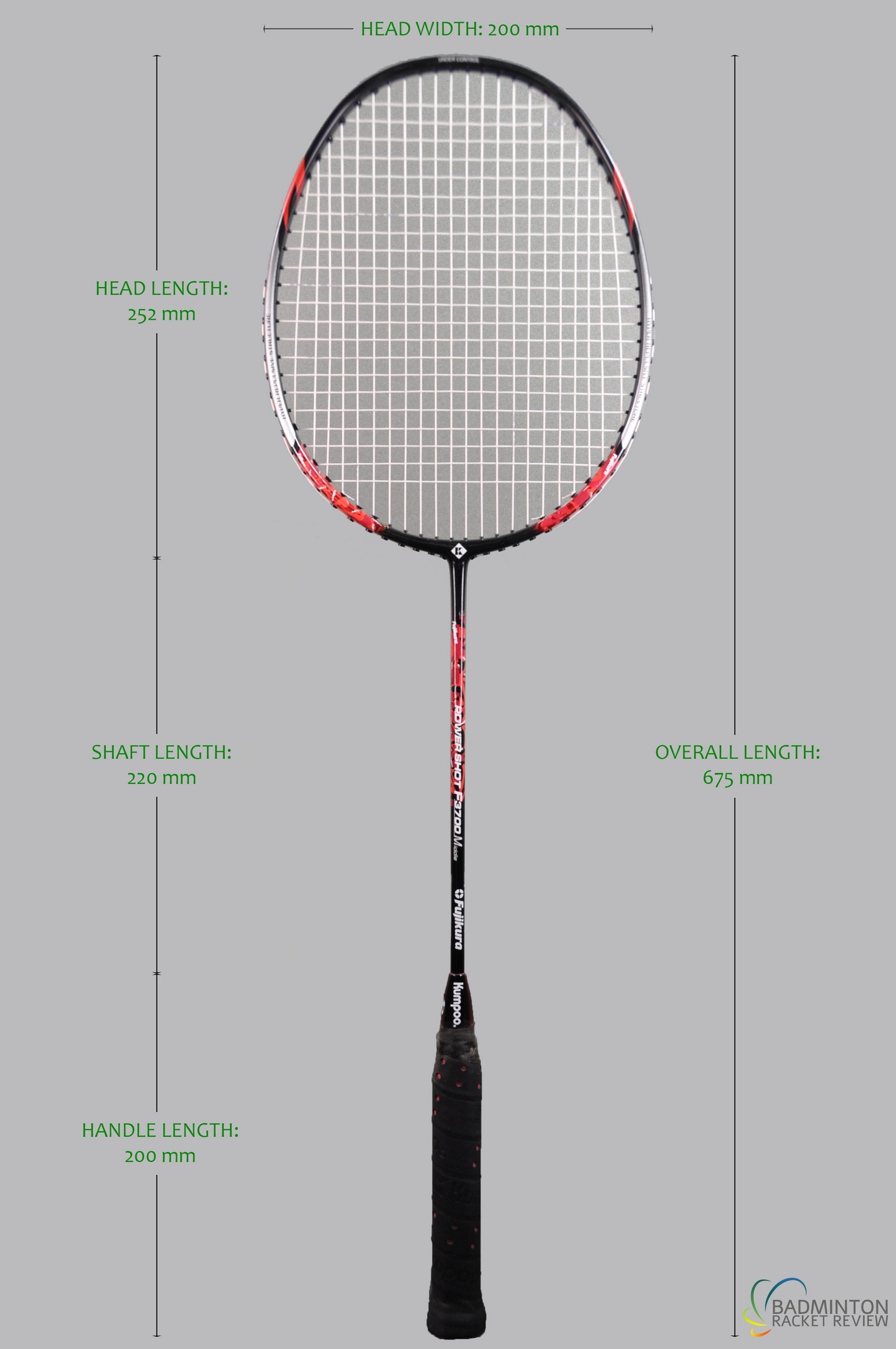 Kumpoo Power Shot F3700 Middle Badminton Racket Review -